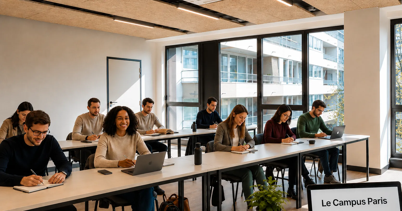 Étage d'enseignement du Campus Paris